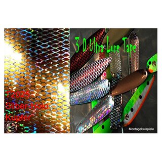 Mikasolutions 3D Ultra Lure Tape, Farbe T2025, silberholorand/kupfer