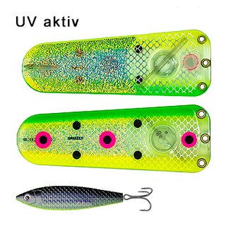 Grizzly Flasher Grn Yellow UV Farbe 12 28 cm