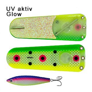Grizzly Flasher Grn Yellow Glow UV Farbe 14 28 cm 