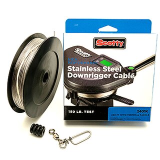 Scotty High Performance Downrigger Stahlseil 180 lb