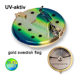 Rhino Flexi Diver 9,5 cm, Farbe gold swedish flag